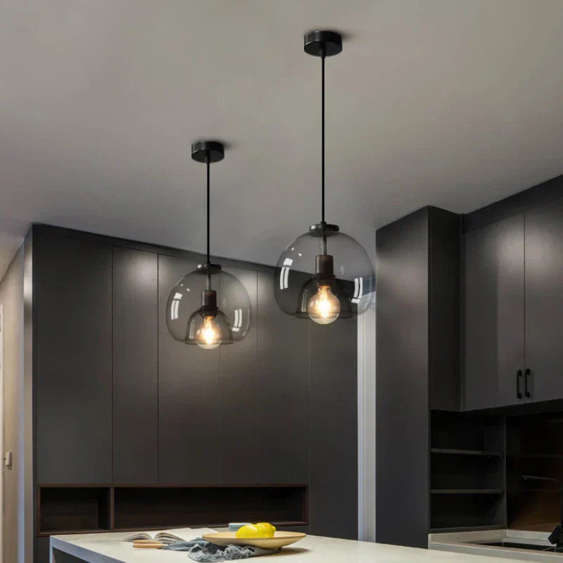 ÉléganceVerre - Suspension en Verre Contemporain