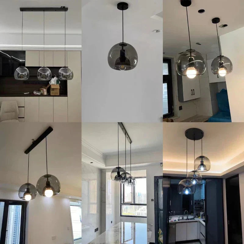 ÉléganceVerre - Suspension en Verre Contemporain