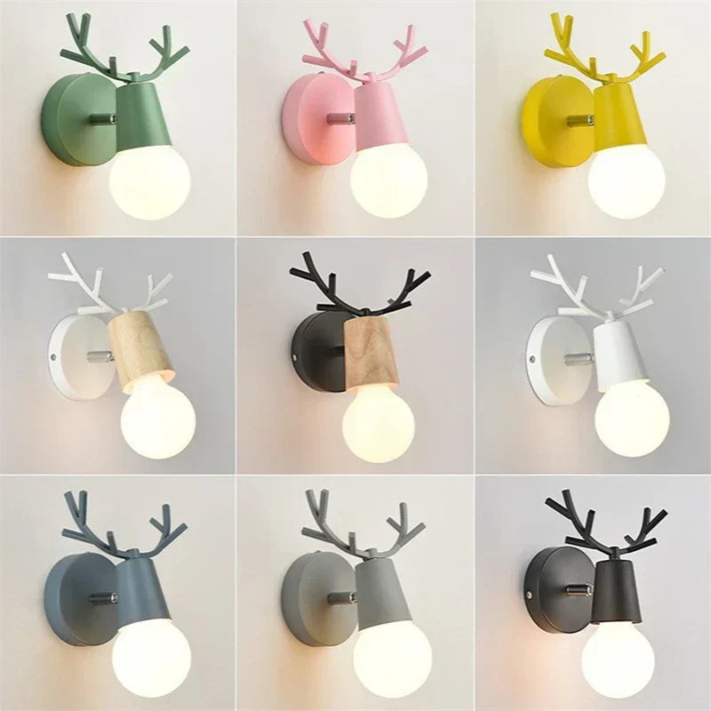 AntlerGlow – Lampe murale Gewei