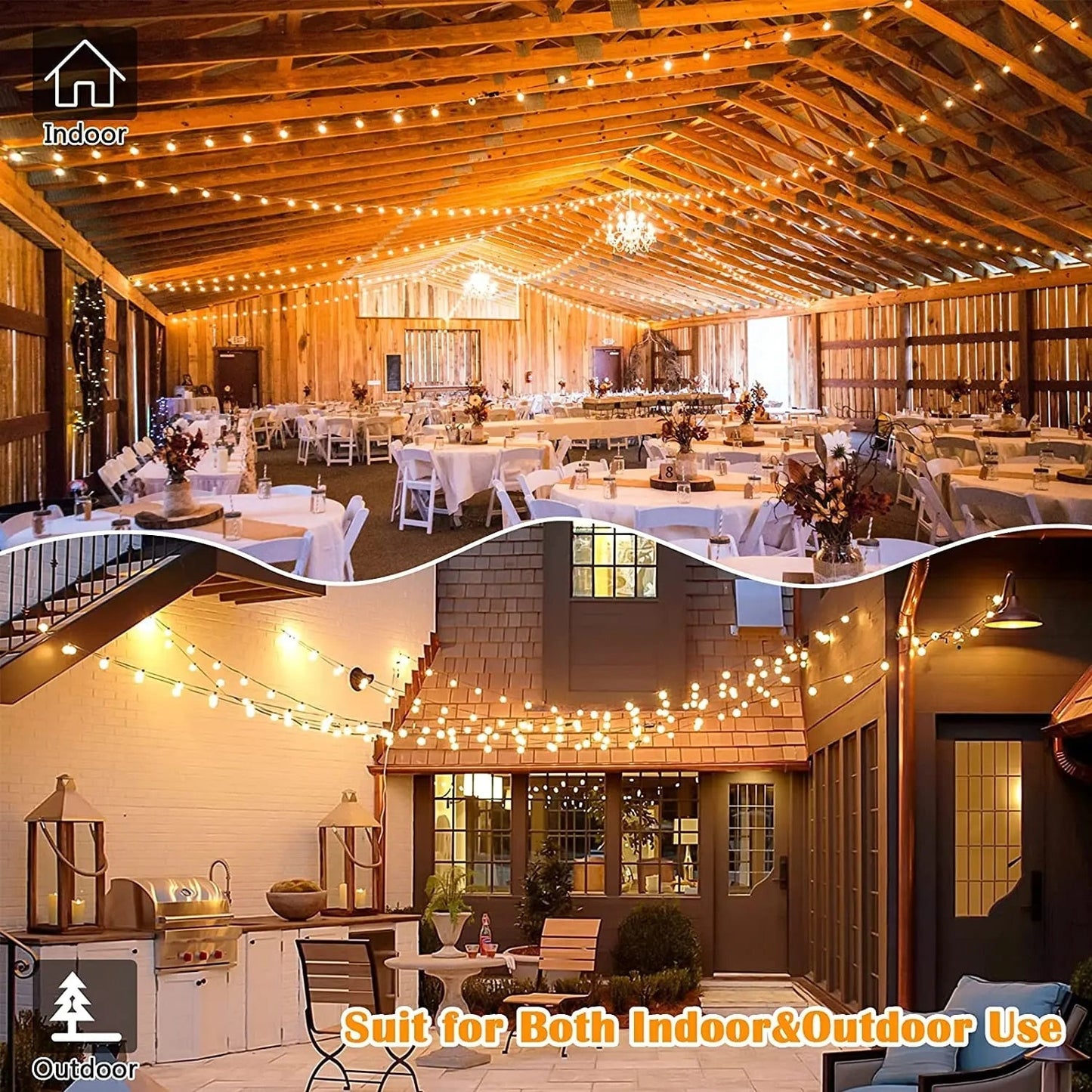StarlightStrings – guirlandes lumineuses pour l'extérieur