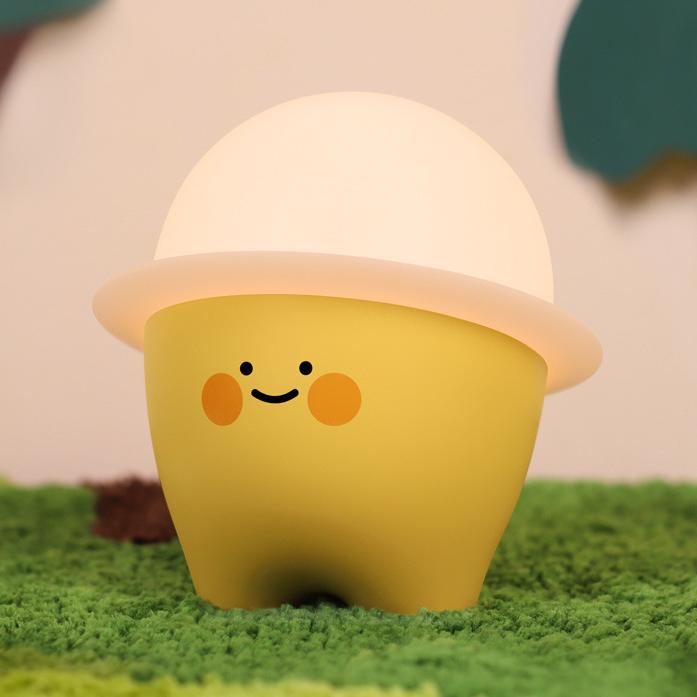 Lumière nocturne LED en silicone moelleux et dodu - Cadeau parfait pour les enfants et les filles