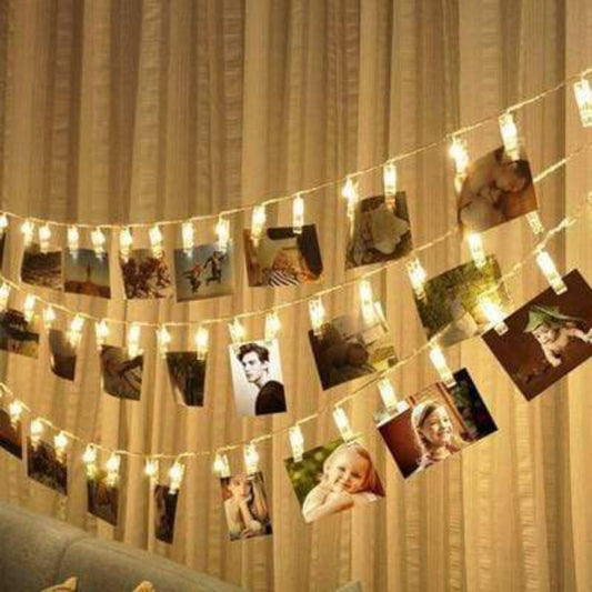 Photo guirlande lumineuse