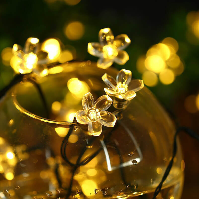 Floroux Solar Party Lights Sakura | LED Cherry Blossom | Waterproof | Outdoor Party Light