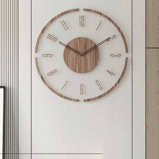 Nordic – Cloche décorative en bois massif, 35 cm