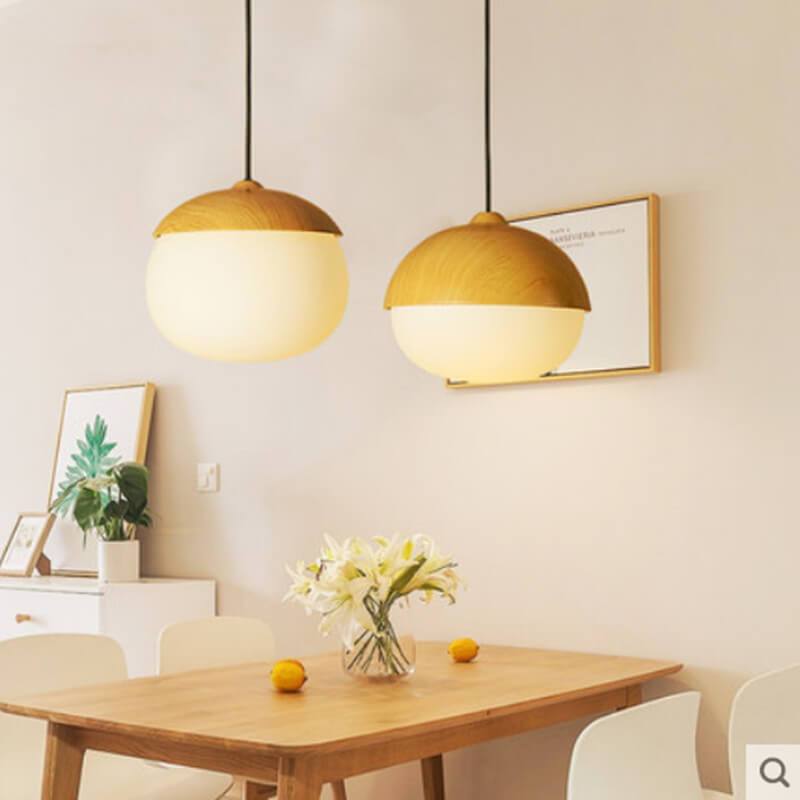 Floroux Suspension Globe Beige | Modern Design | Energy Efficient | Living Space and Dining Room | Elegant Lighting