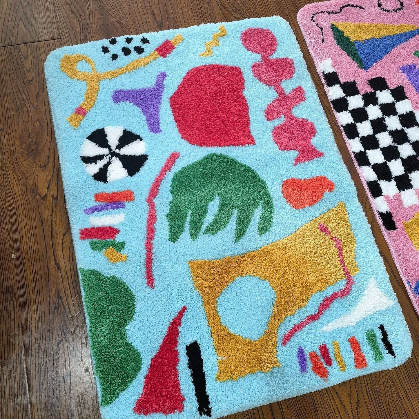 Tapis de porte lumineux et joyeux