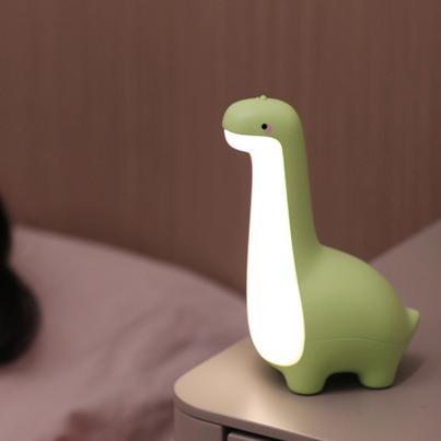 Lampe de Nuit LED Dinosaur en Silicone Souple à Long Cou - Cadeau Parfait pour Enfants et Filles