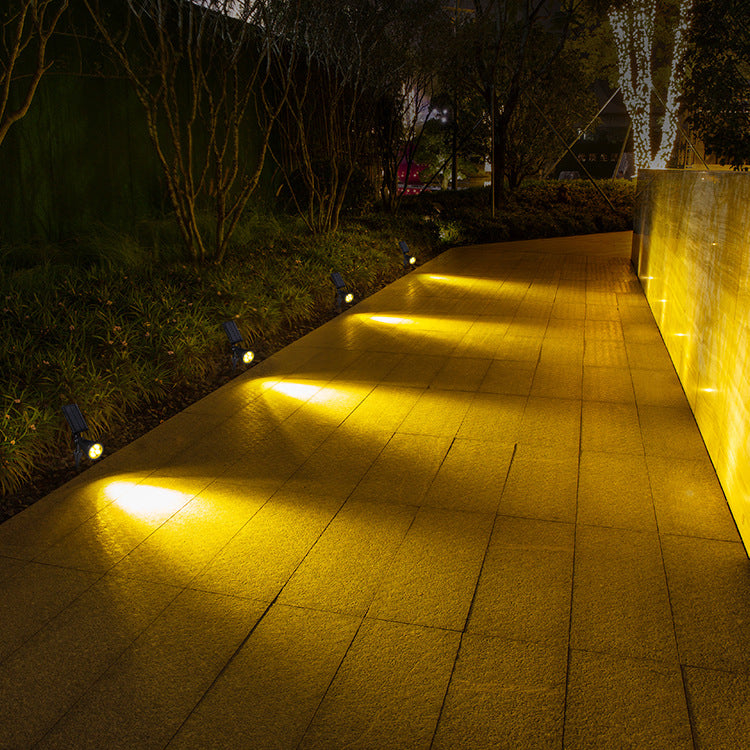 Floroux Solar LED Projecteur de jardin | Étanche | Solaire | Lumière chaude & froide