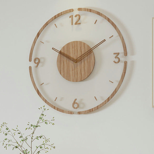 Nordic – Cloche décorative en bois massif, 35 cm