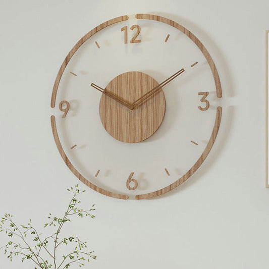 Nordic – Cloche décorative en bois massif, 35 cm