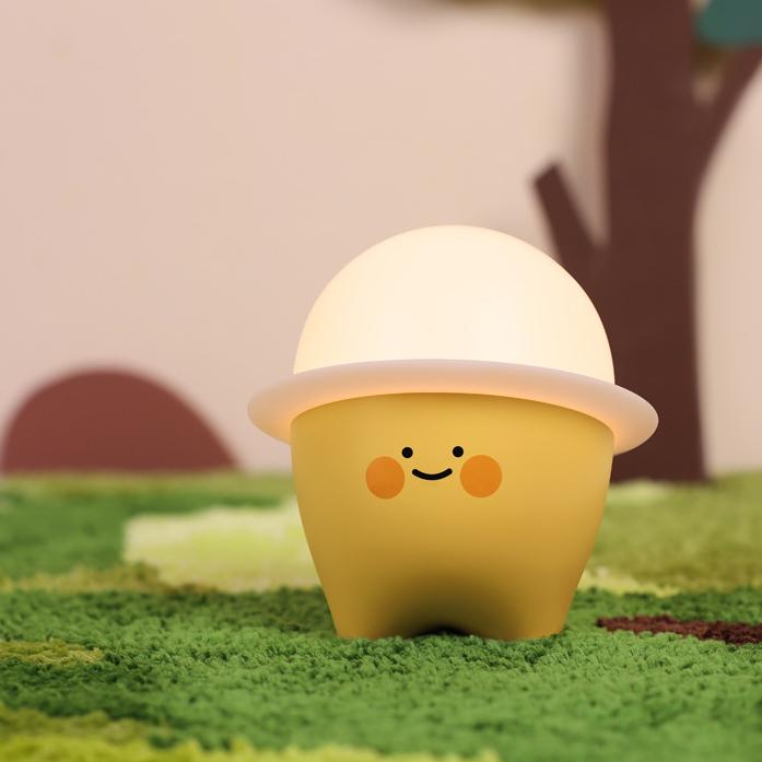 Lumière nocturne LED en silicone moelleux et dodu - Cadeau parfait pour les enfants et les filles