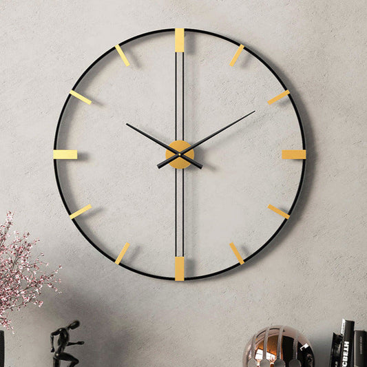 Floroux | Horloge murale élégante surdimensionnée