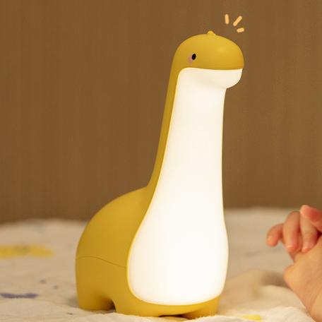 Lampe de Nuit LED Dinosaur en Silicone Souple à Long Cou - Cadeau Parfait pour Enfants et Filles