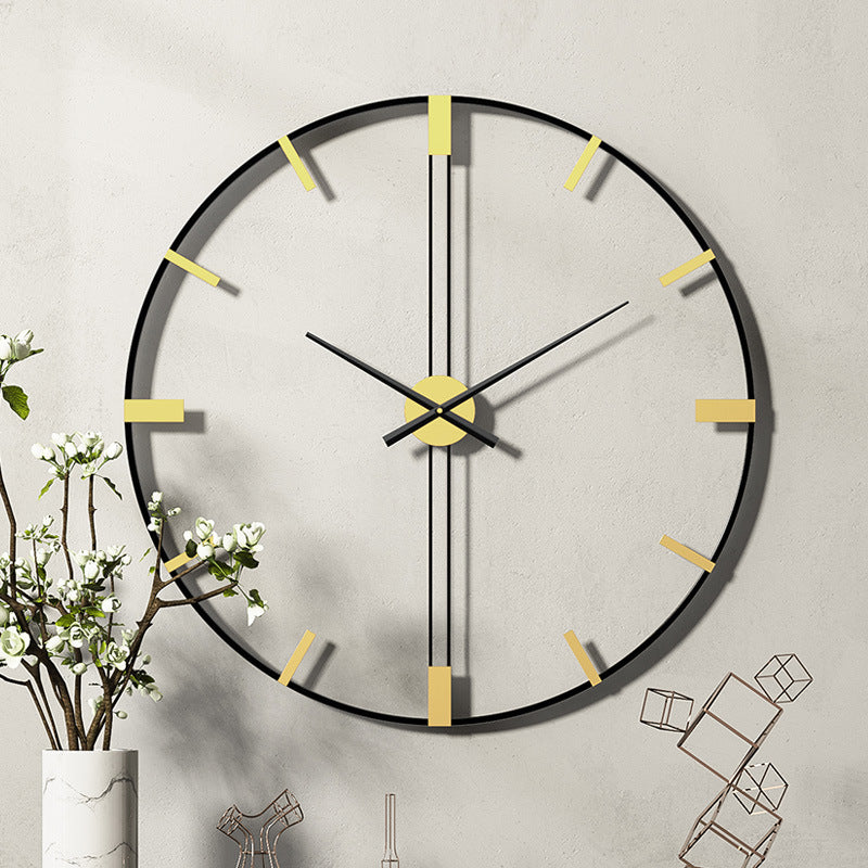 Floroux | Horloge murale élégante surdimensionnée