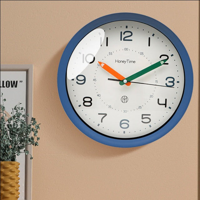 Horloge murale silencieuse Floroux pour la chambre d'enfant