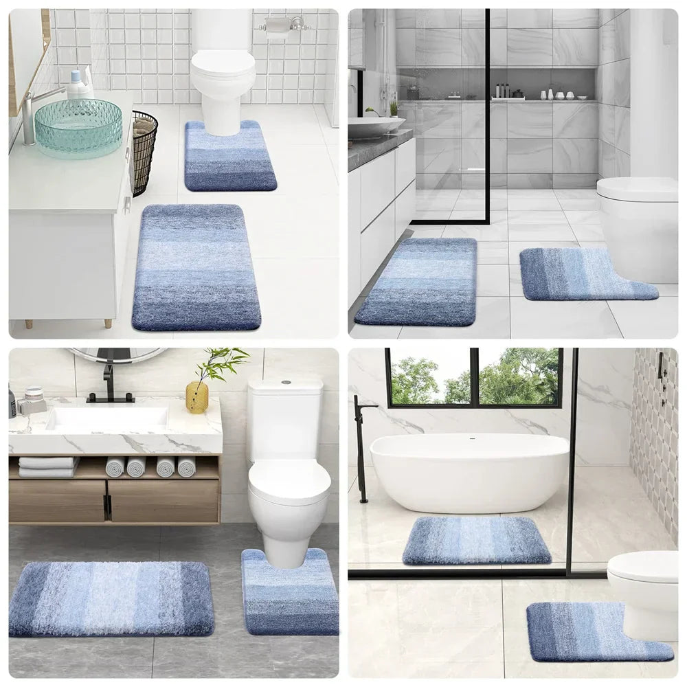 Floroux - Tapis de bain en microfibre