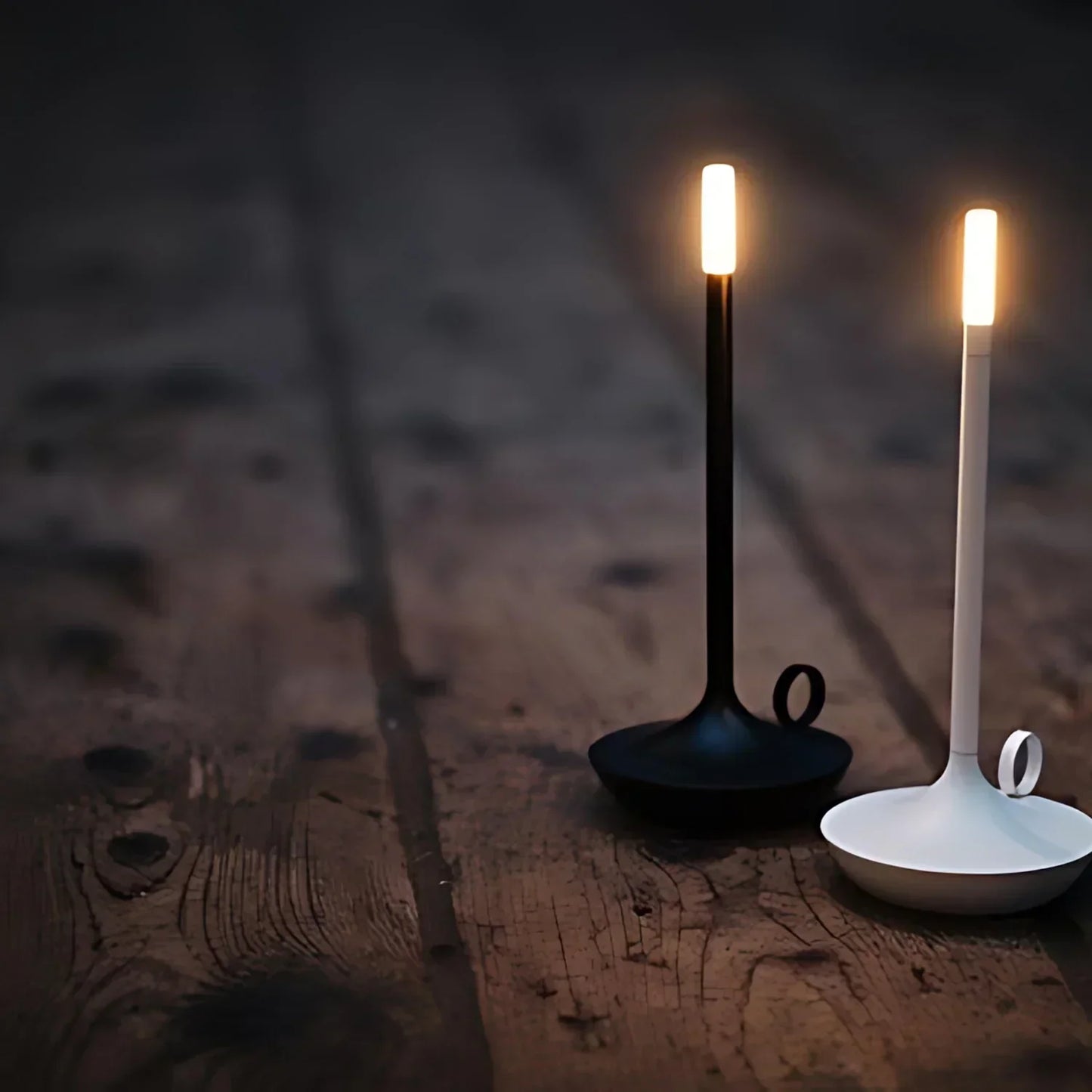 Lampe rechargeable artisanale avec un éclairage ambiant doux