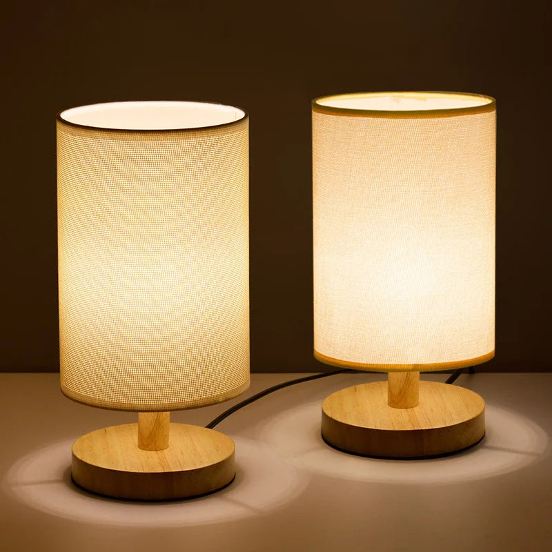 Organic Glow Lights | Lampe de table en bois nordique