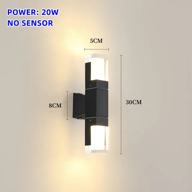 Protecteur - Lampe avec capteur de mouvement pour l'extérieur