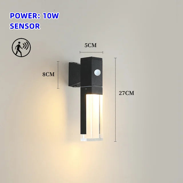 Protecteur - Lampe avec capteur de mouvement pour l'extérieur