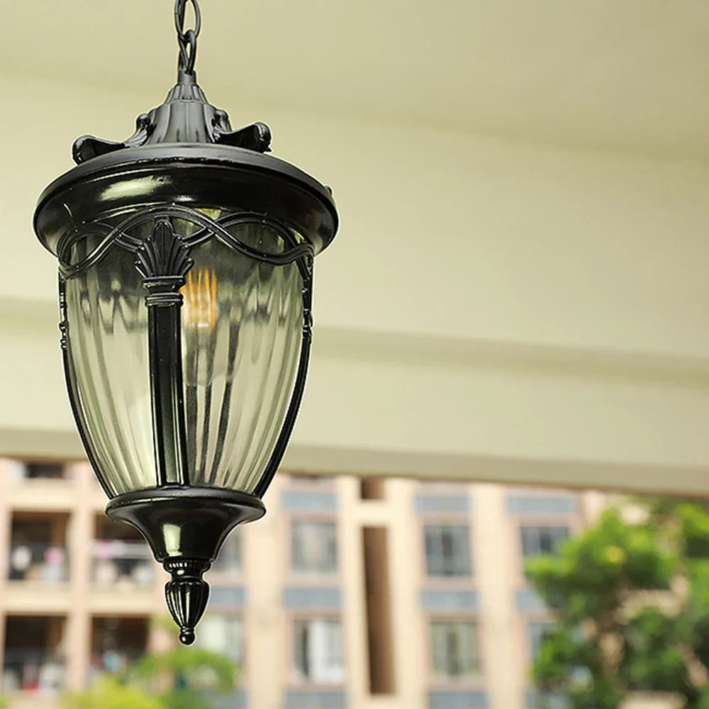 Floroux | Lampe d'extérieur vintage élégante en forme unique