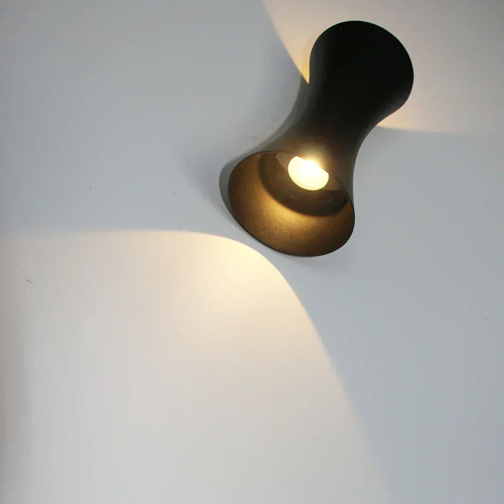 Floroux - Applique murale en aluminium étanche