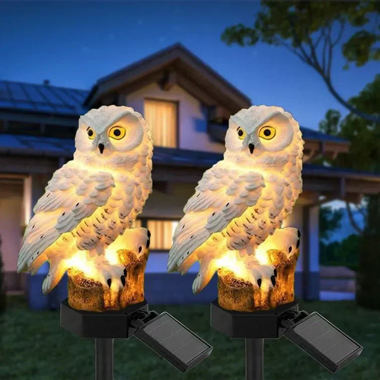 Owlight Lampe de Jardin - Lampe Solaire Décorative pour Jardin