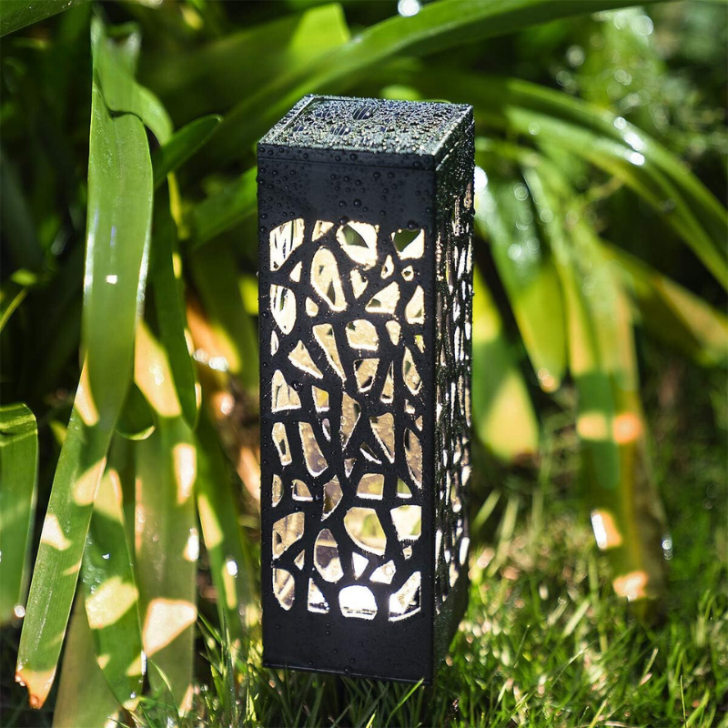 Floroux | Lampe de jardin solaire intelligente avec capteur et protection contre l'eau
