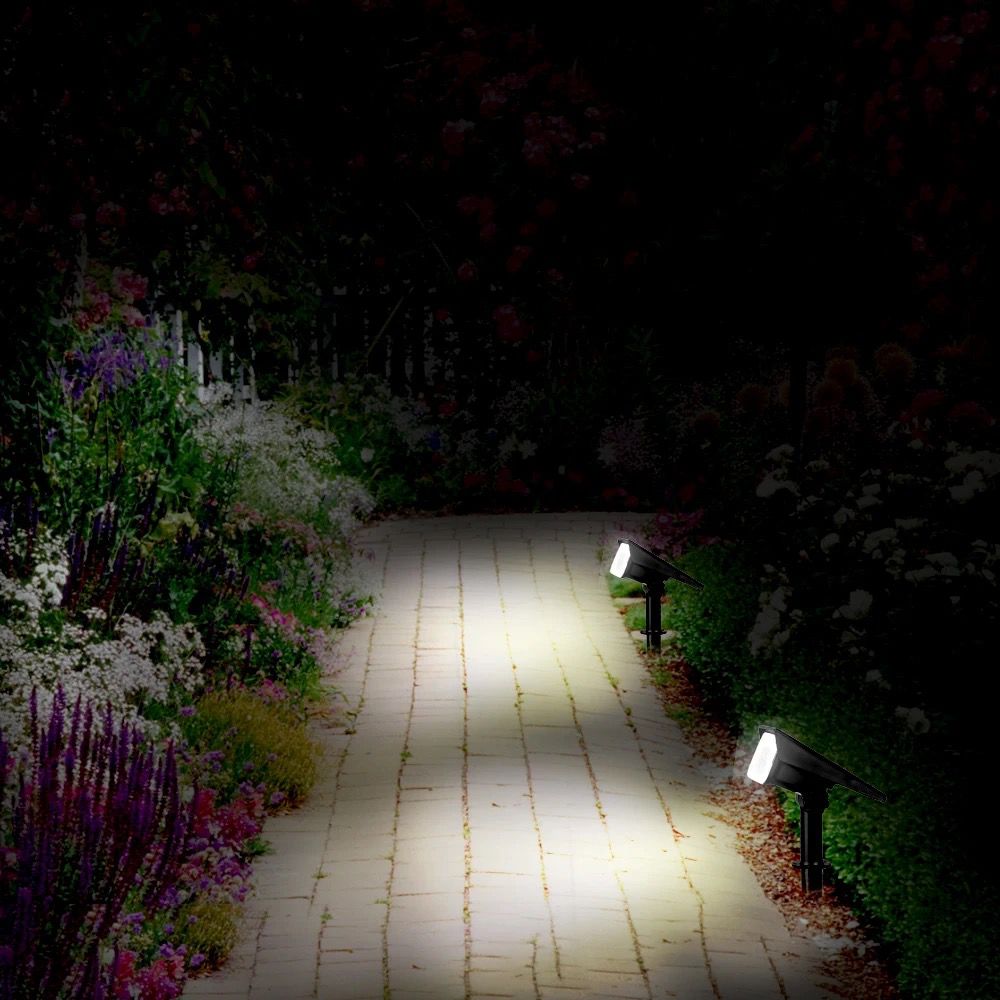 ÉclatSolaire – Lampe de jardin solaire élégante avec éclairage LED
