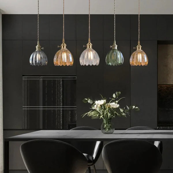 Floroux | Lampe Suspendue (Rétro) | Forme de Fleurs