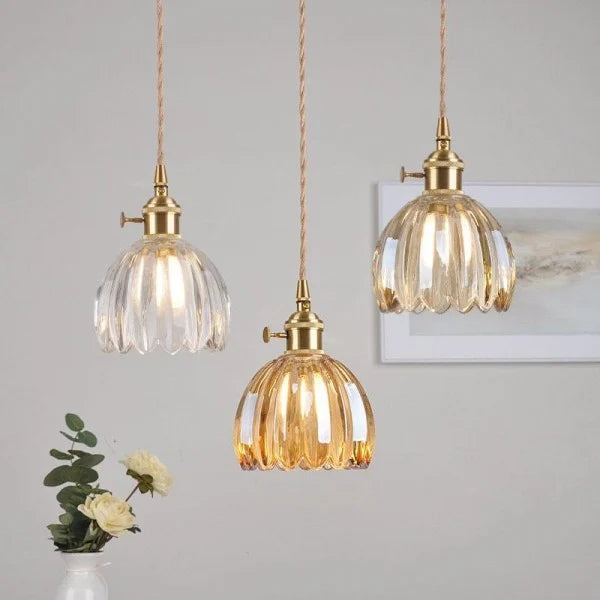 Floroux | Lampe Suspendue (Rétro) | Forme de Fleurs