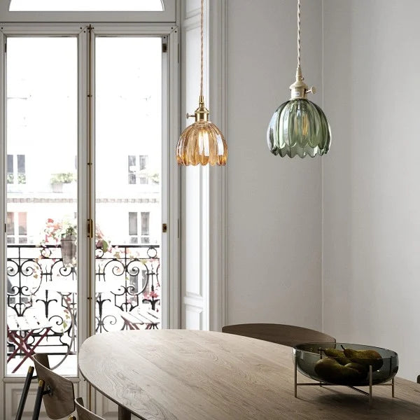 Floroux | Lampe Suspendue (Rétro) | Forme de Fleurs