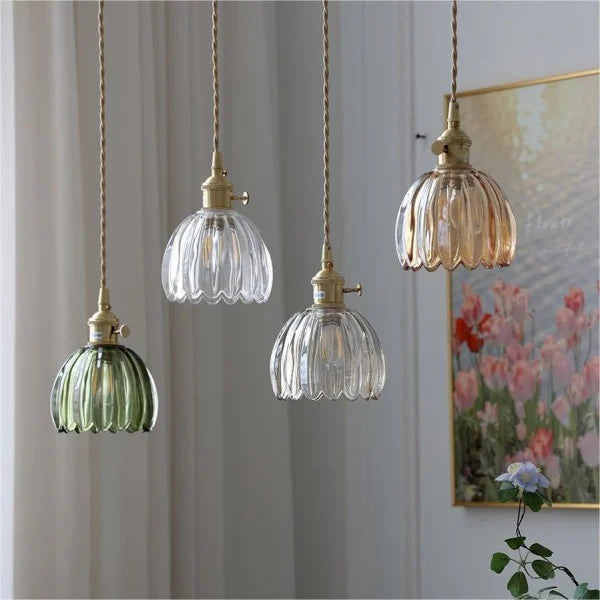 Floroux | Lampe Suspendue (Rétro) | Forme de Fleurs