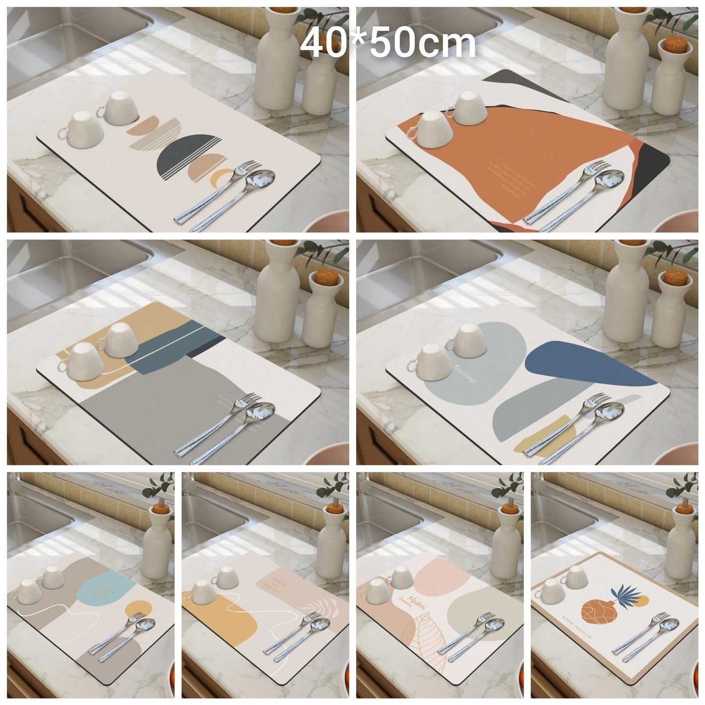 Tapis de séchage pour évier