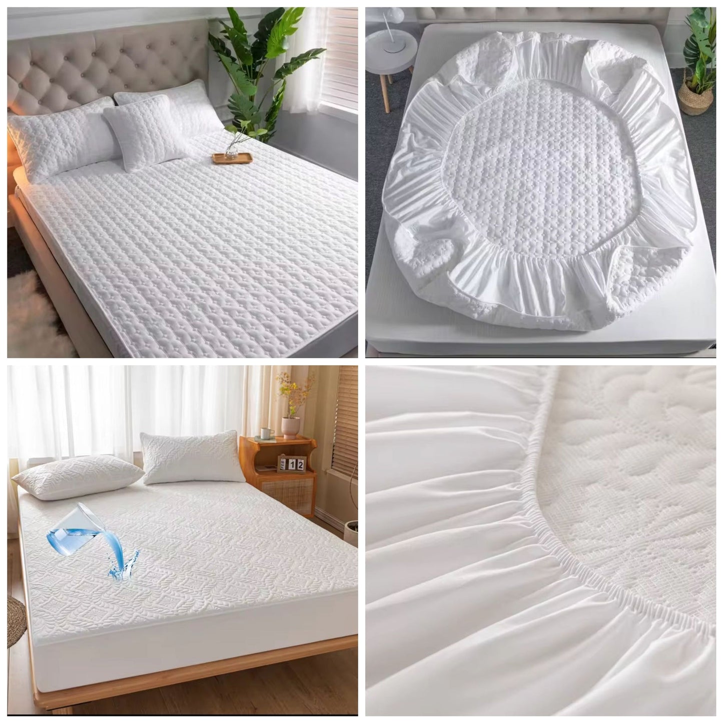 7*8 Protecteur de matelas NoirNov