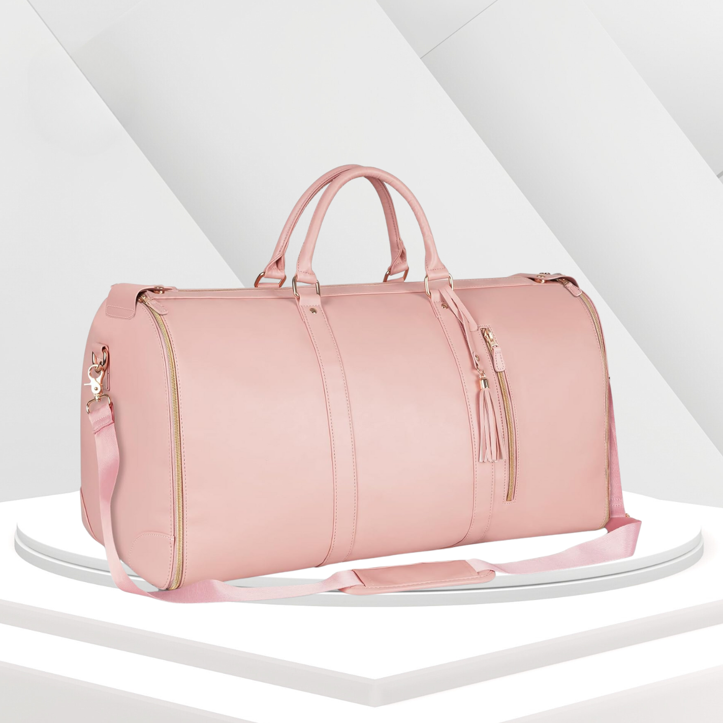 Floroux Sac de voyage pliable | Léger, spacieux et polyvalent | Parfait pour les voyages et le quotidien | Disponible en noir, beige et rose
