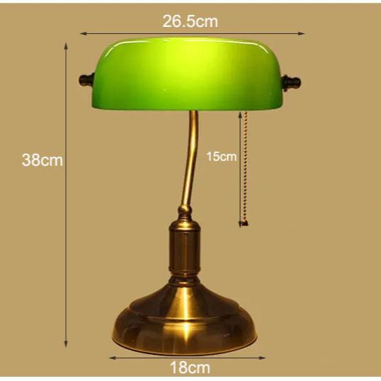 LumiVerre - Lampe de Table en Verre Européenne Élégante