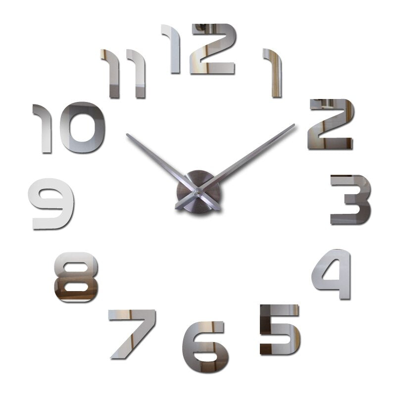Horloge murale 3D en acrylique Floroux