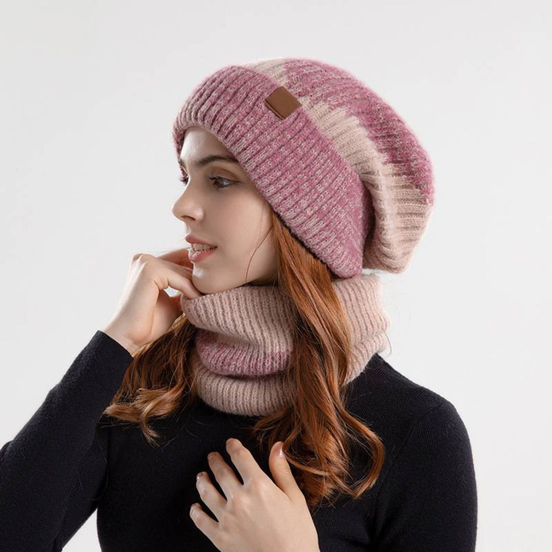CozyWrap Set – Bonnet et Écharpe Tendance pour l'Hiver