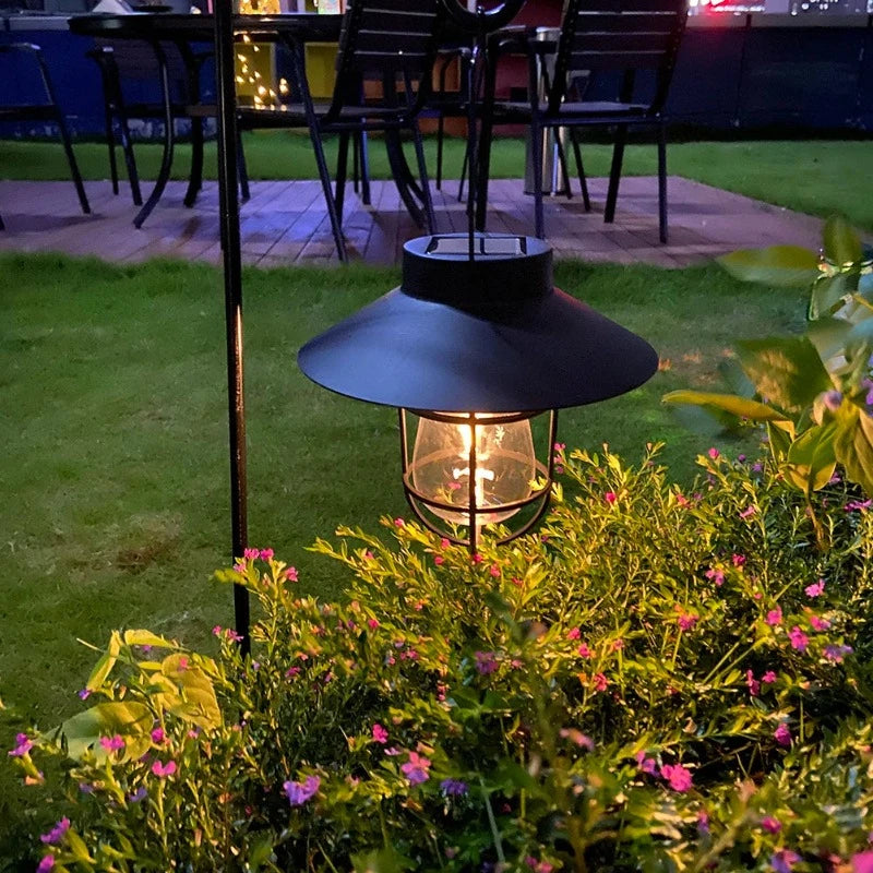 Floroux – Lanternes solaires rétro pour espaces extérieurs