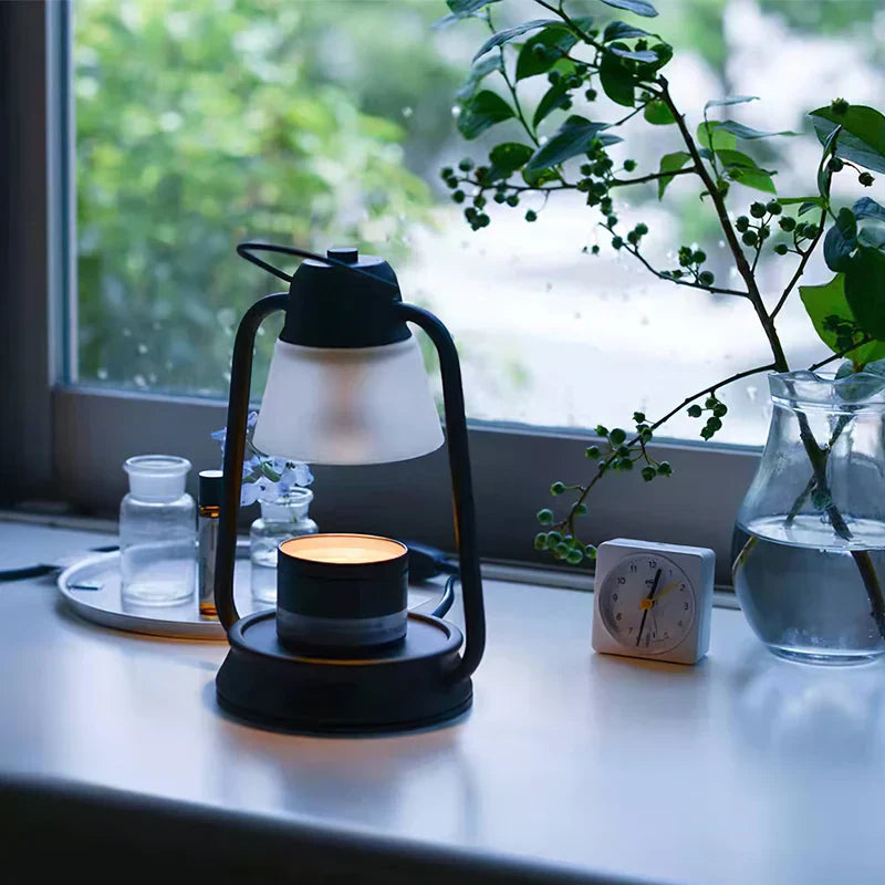Floroux chauffe- bougie lampe de table