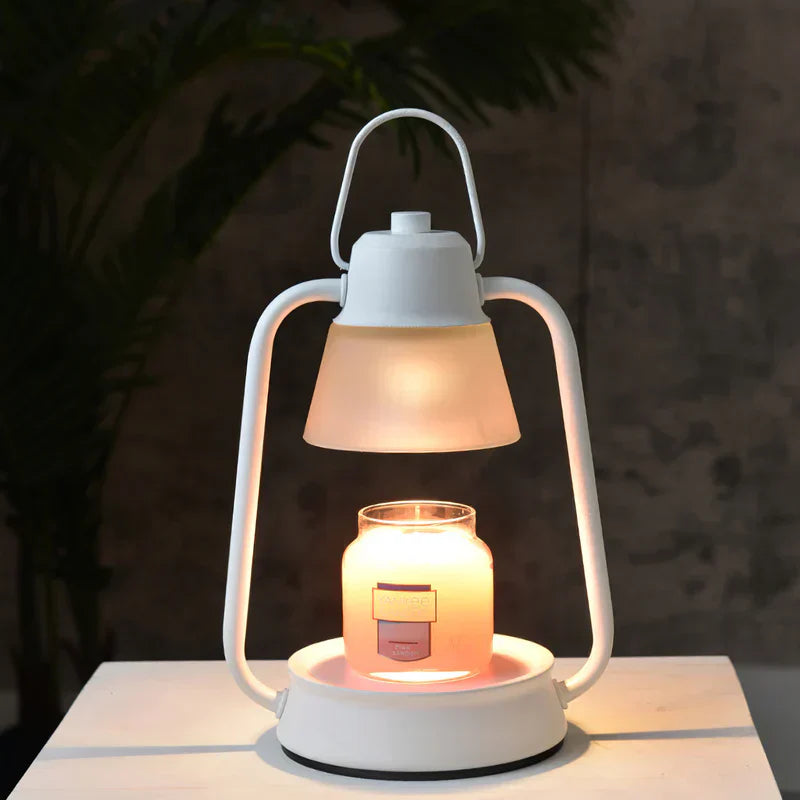 Floroux chauffe- bougie lampe de table