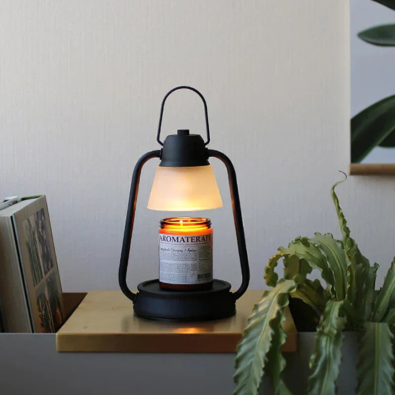 Floroux chauffe- bougie lampe de table