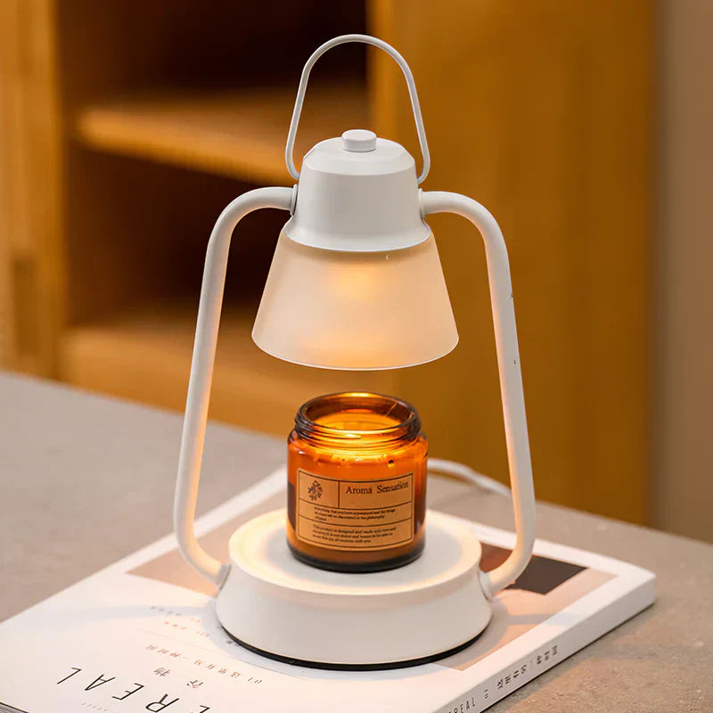 Floroux chauffe- bougie lampe de table