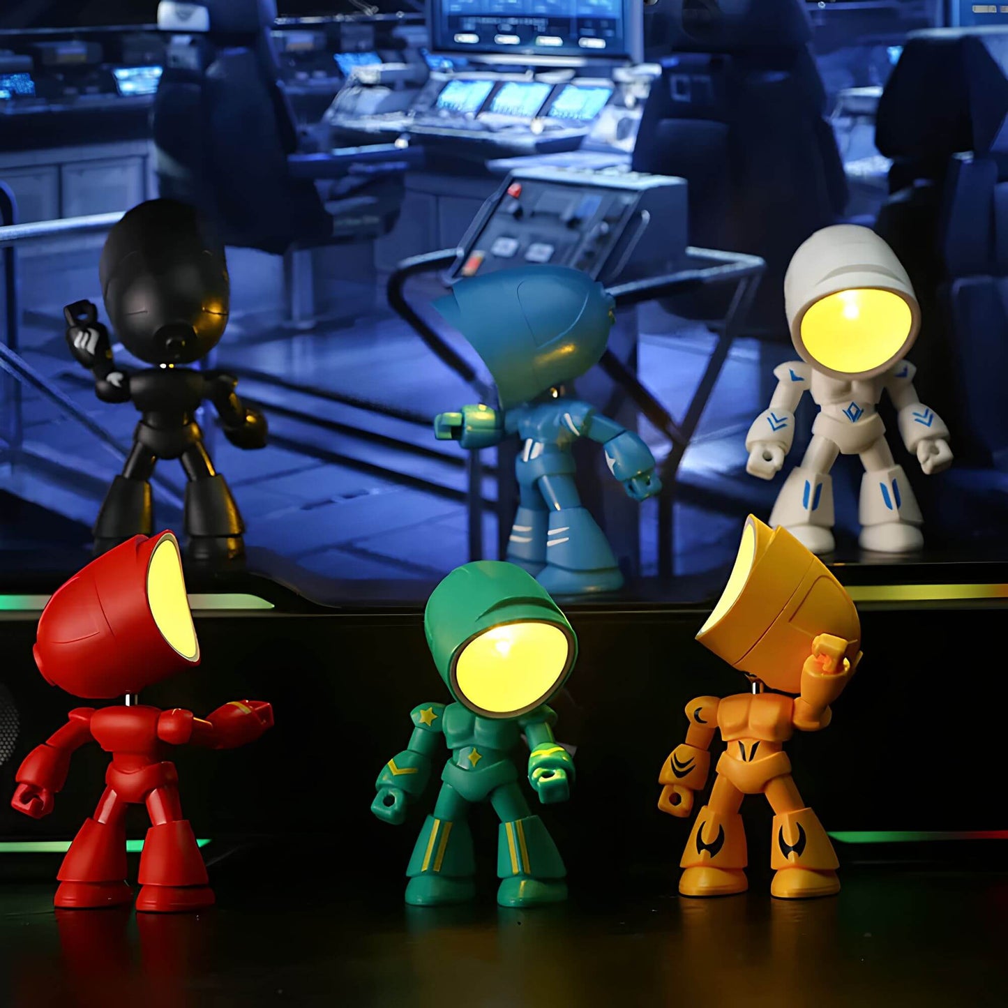 FutureBot – Lampe de table robot drôle pour enfants
