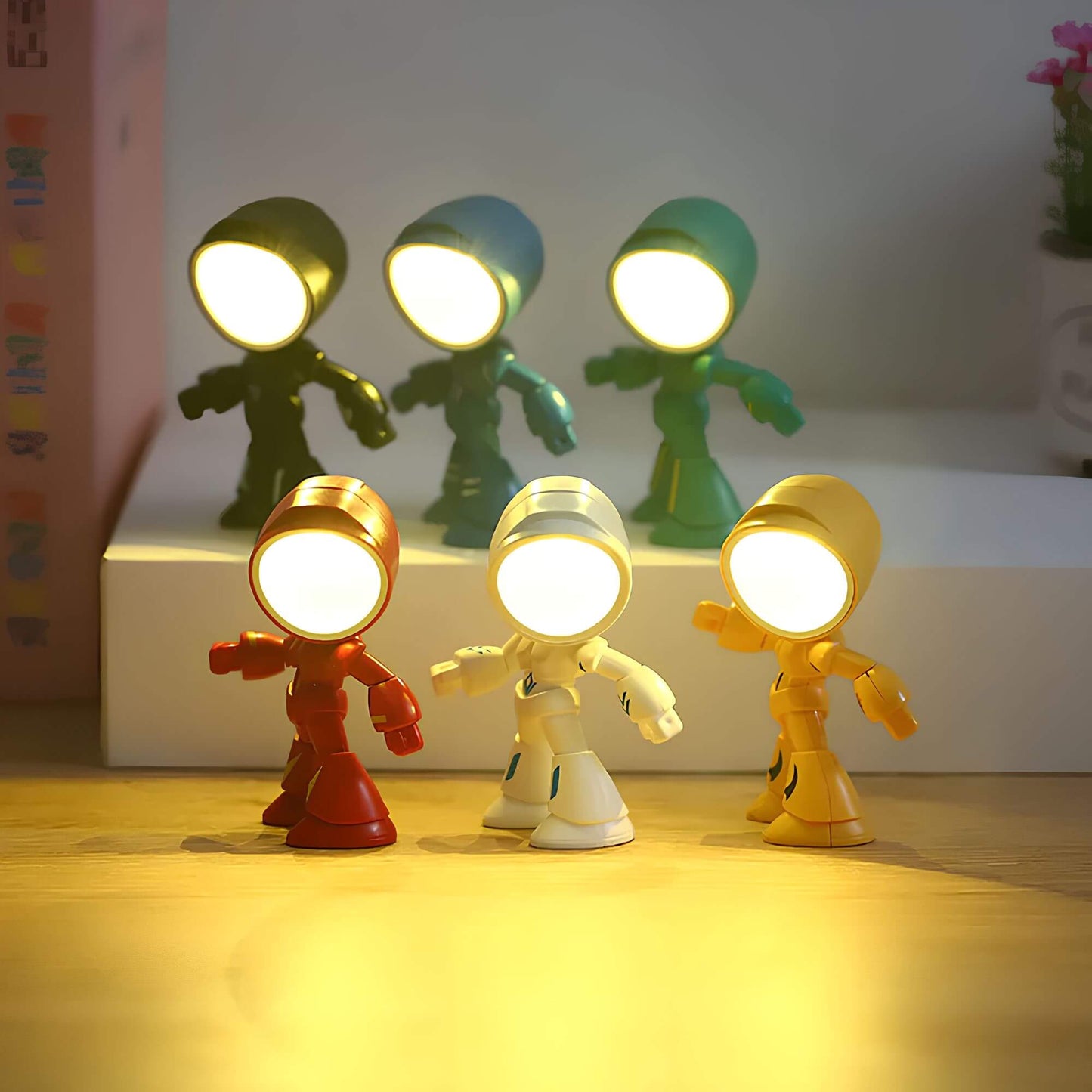 FutureBot – Lampe de table robot drôle pour enfants