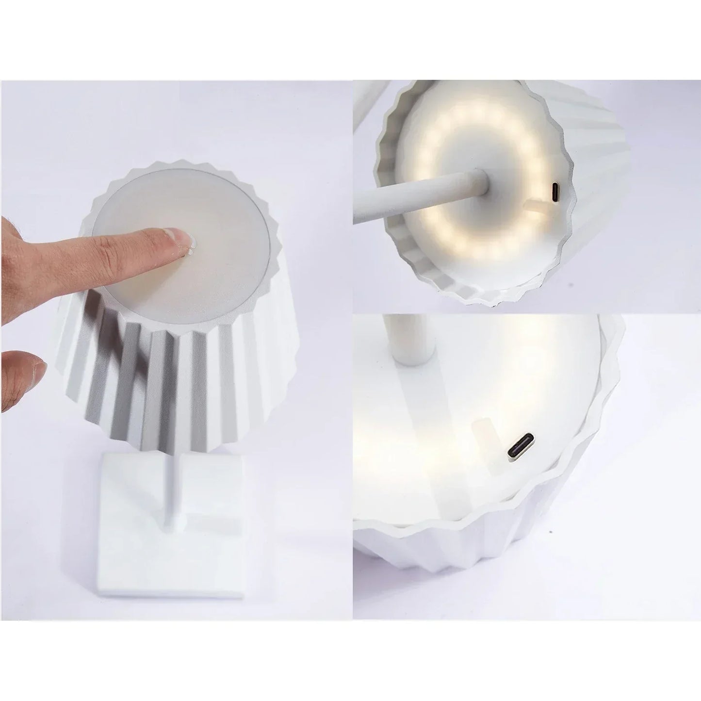 Nordic Arlo – Lampe de table à toucher dimmable – étanche et rechargeable