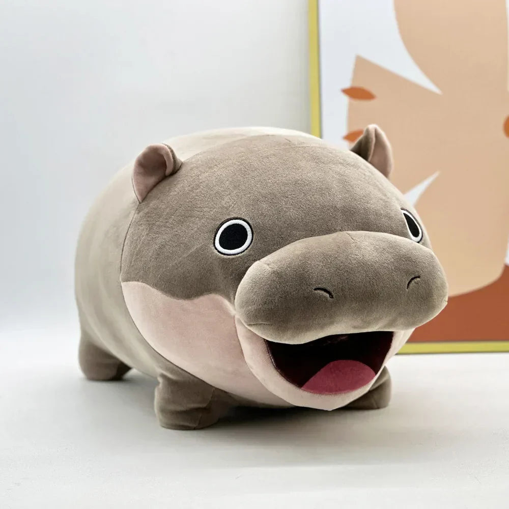 Floroux - Hippopotame en peluche câlin pour enfants à jouer et rêver