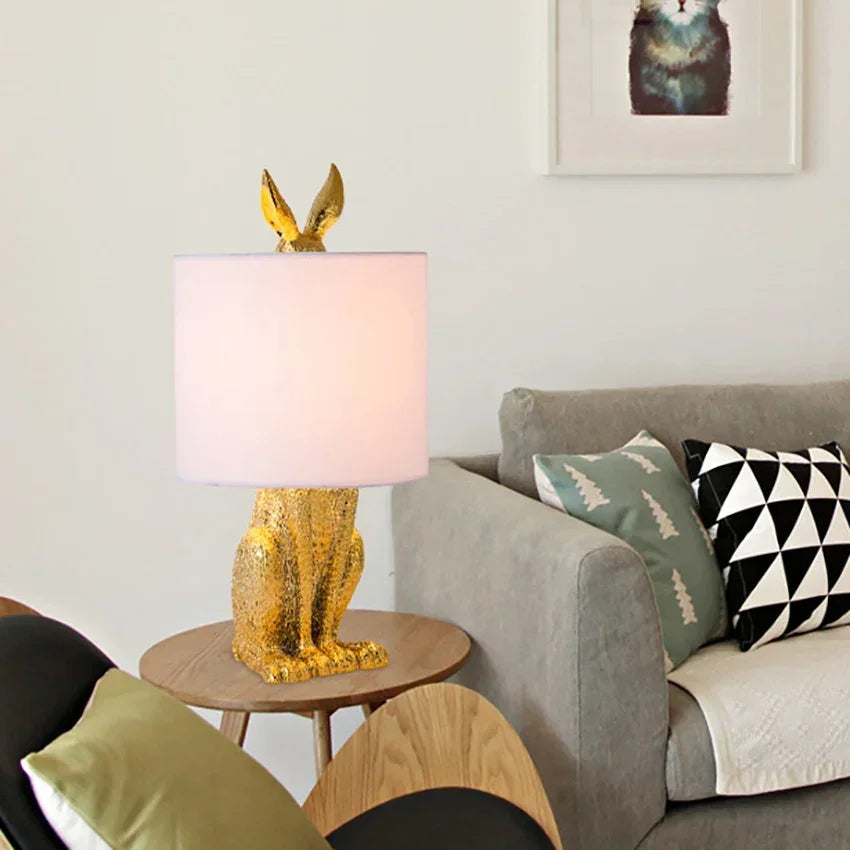 ÉléganceNordique - Lampe de chevet Hare pour la chambre
