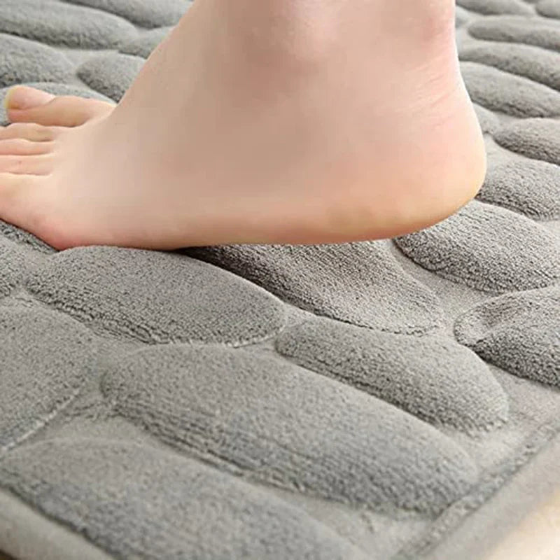Tapis de bain antidérapant en 2 pièces